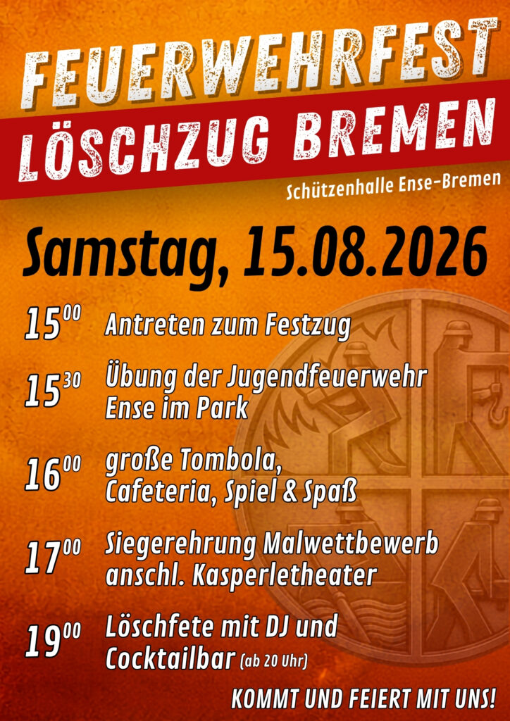 Feuerwehrfest Löschzug Bremen 2026
